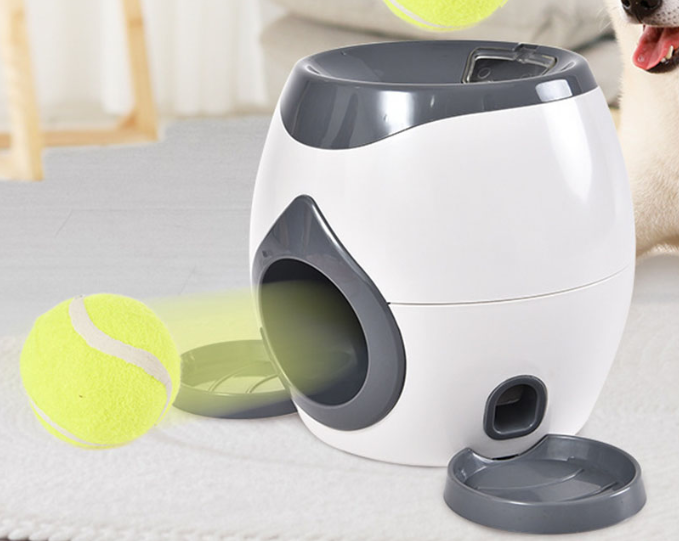 Interactive Pet Feeder and Fetcher Toy