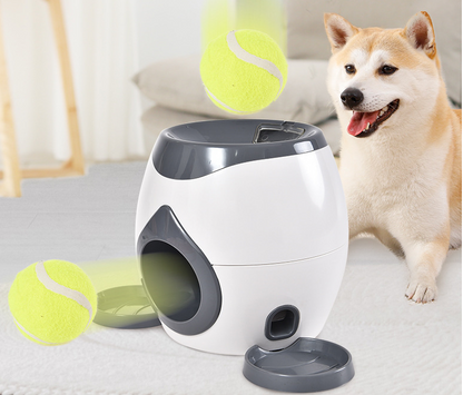 Interactive Pet Feeder and Fetcher Toy